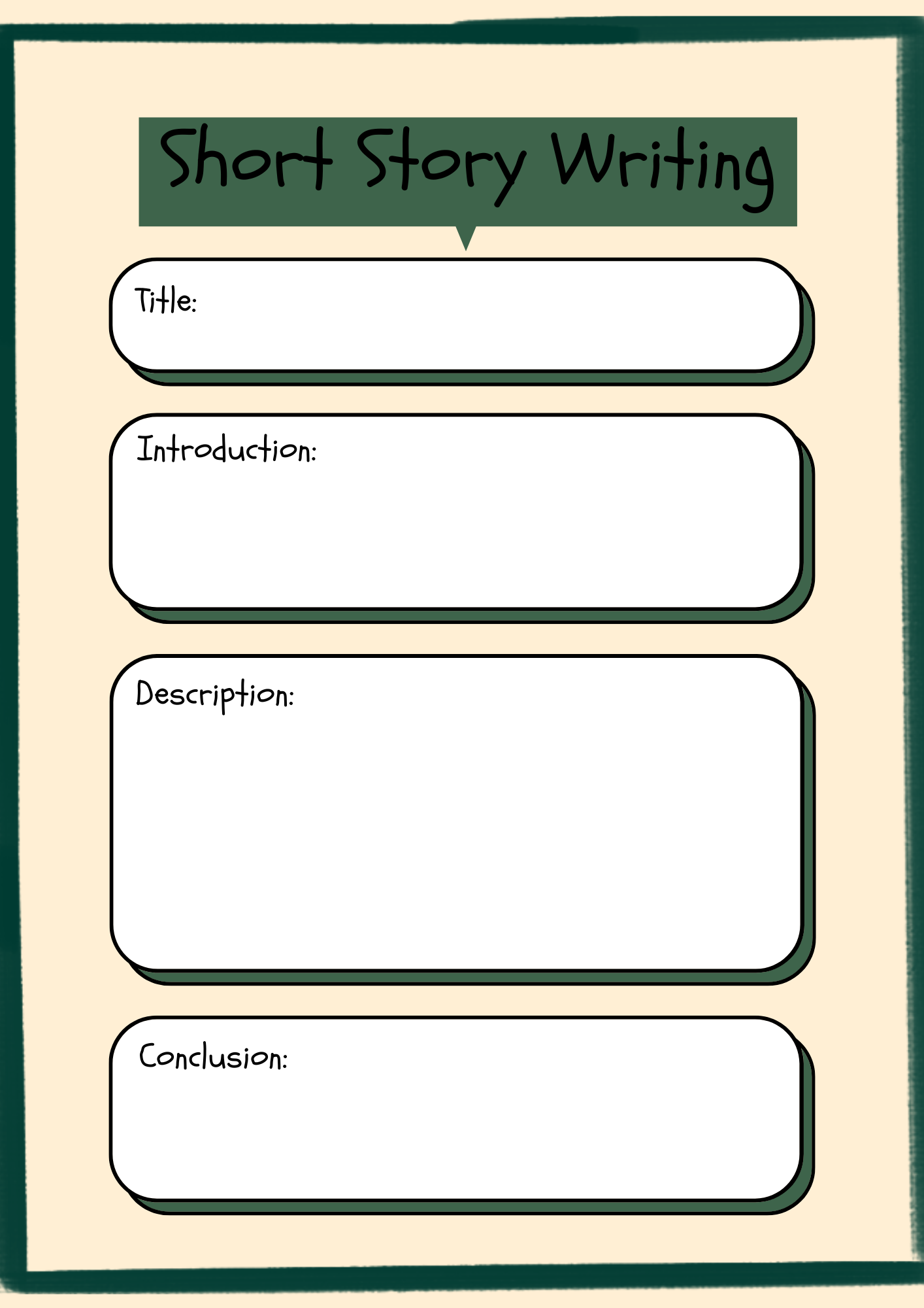 Short story template